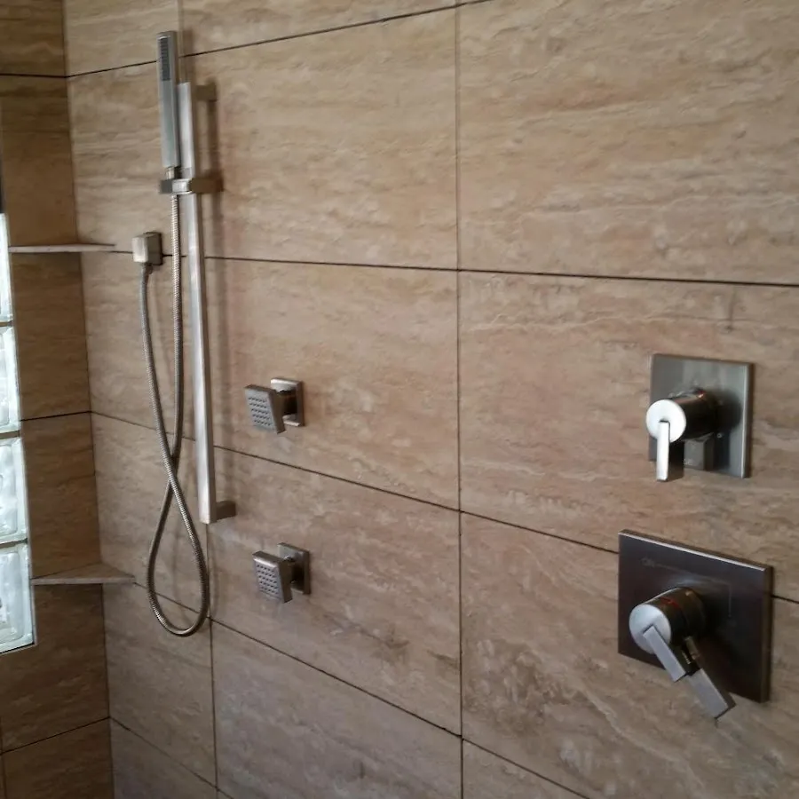 Shower fixture installation for Water Heater Replacement in Pomfret